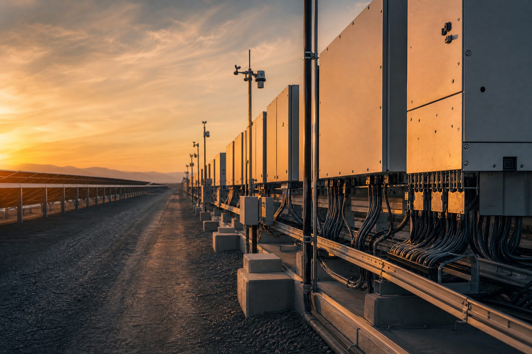 Utility-scale solar operations infrastructure